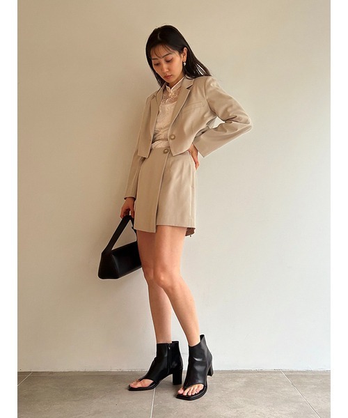 SNIDEL」 ショートパンツ 0 グレー レディース