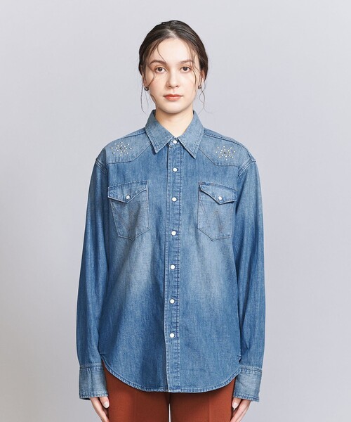 ブラウス シャツ 5 1/2 SOFT DENIM SHIRT レディース 楽天市場】レディース 女の子 デニム シャツ ブラウス