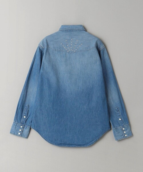ブラウス シャツ 「別注」Wrangler デニムシャツ レディース Wrangler ブラウス シャツ 「別注」Wrangler デニムシャツ