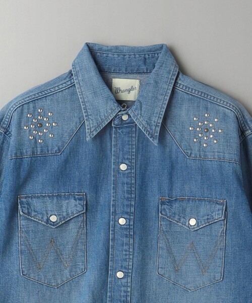 Wrangler ブラウス シャツ 「Wrangler」スタッズ ウエスタン