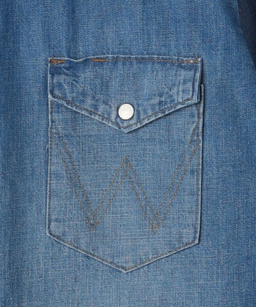 ブラウス シャツ 「別注」Wrangler デニムシャツ レディース Wrangler ブラウス シャツ 「別注」Wrangler デニムシャツ