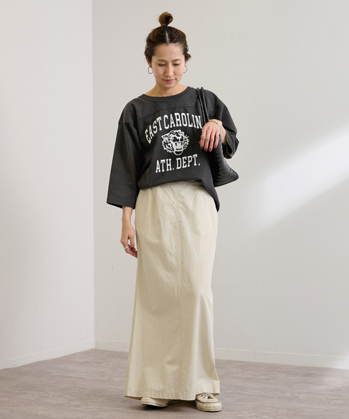 tシャツ Champion/チャンピオン 別注 FOOTBALL TEE レディース FRAMeWORK tシャツ Champion/チャンピオン 別注FOOTBALL T