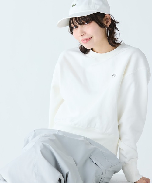 LACOSTE（ラコステ） トレーナー スウェット クロップドクルーネック