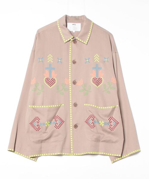 amok シャツ /アモク/CROSS BONDING SHIRT メンズ : ZOZOTOWN