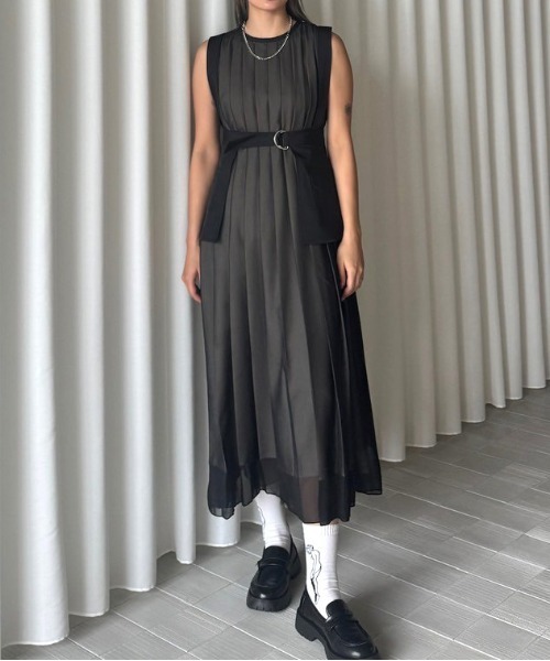 ワンピース AMERI MEDI CORSET SET FULL PLEATS DRESS Ameri（アメリ） ワンピース MEDI CORSET SET FULL PLEATS DRESS