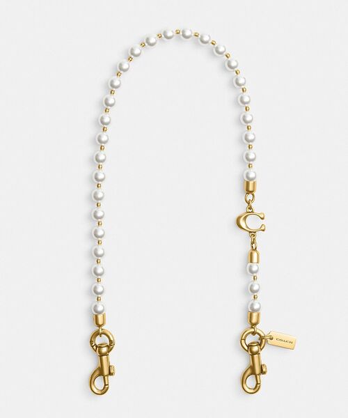 極美品 COACH ショート パール ストラップ 現行 COACH（コーチ） ショート パール ストラップ : ZOZOTOWN Yahoo!店