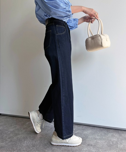 [CPCM] обработка Denim брюки MEDIUM оттенок голубого прочее женский 