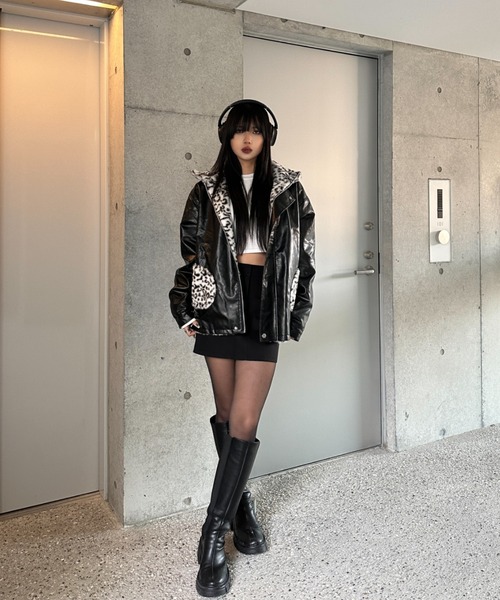 新品タグ付き　ジェイリンドバーグ　 レディースジャケット S ブラック KsG ジップアップブルゾン SMALL ブラック レディース : ZOZOTOWN