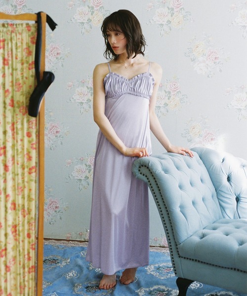 RAVIJOUR ルームウェア 部屋着 中村ゆりかコラボ グロッシーワンピース  