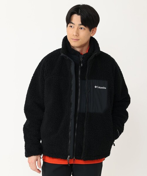 美品コロンビアColumbiaチェックマウンテンジャケットジップアップブルゾン黒 Columbia（コロンビア） ジップアップブルゾン M タン メンズ