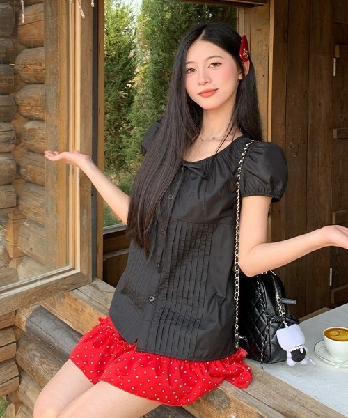gossip!ロサンゼルス スカート Y2Kガーリーレトロ＊ドット柄