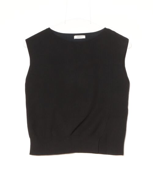 「FRAY I.D」 ノースリーブニット ONE SIZE ブラック レディース