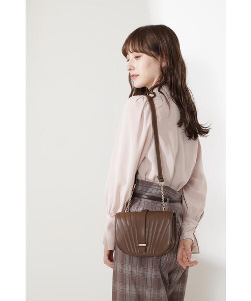 [JILL STUART] длинный рукав блуза SMALL Brown женский 