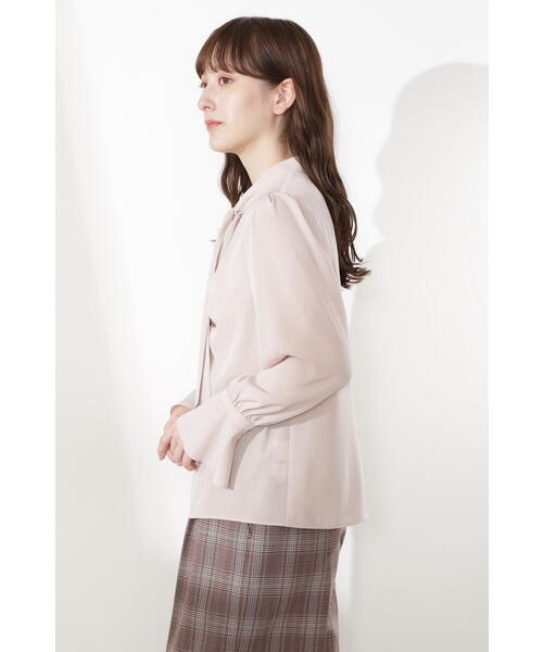 [JILL STUART] длинный рукав блуза SMALL Brown женский 