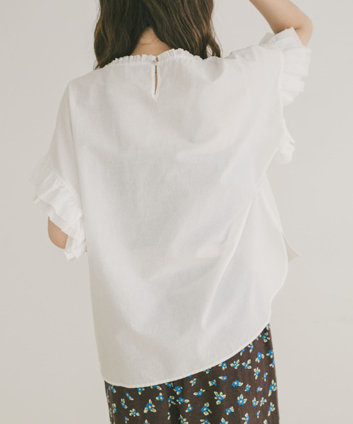 URBAN RESEARCH ITEMS / アーバンリサーチ アイテムズ ダブルフリルブラウス ITEMS URBANRESEARCH ブラウス シャツ ダブルフリルブラウス