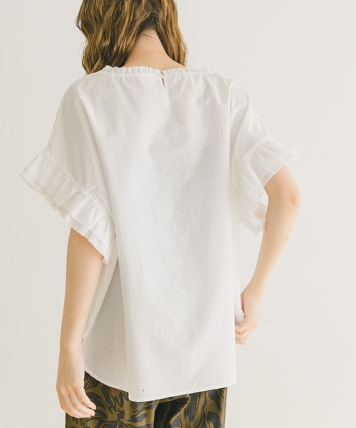 URBAN RESEARCH ITEMS / アーバンリサーチ アイテムズ ダブルフリルブラウス ITEMS URBANRESEARCH ブラウス シャツ ダブルフリルブラウス