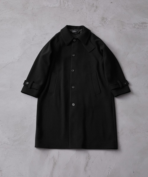 CLEL（クレイル） ステンカラーコート M ブラック メンズ : ZOZOTOWN