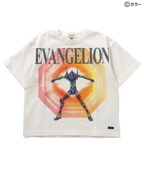 エヴァンゲリオン　長袖カットソー グラフィックプリント セール】【エヴァンゲリオン】グラフィックTシャツA（キッズ