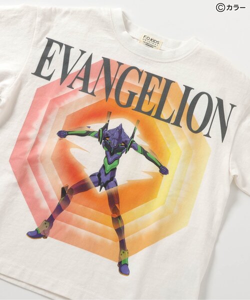 エヴァンゲリオン　長袖カットソー グラフィックプリント エヴァンゲリオン】グラフィックTシャツB（オトナ）（R307975