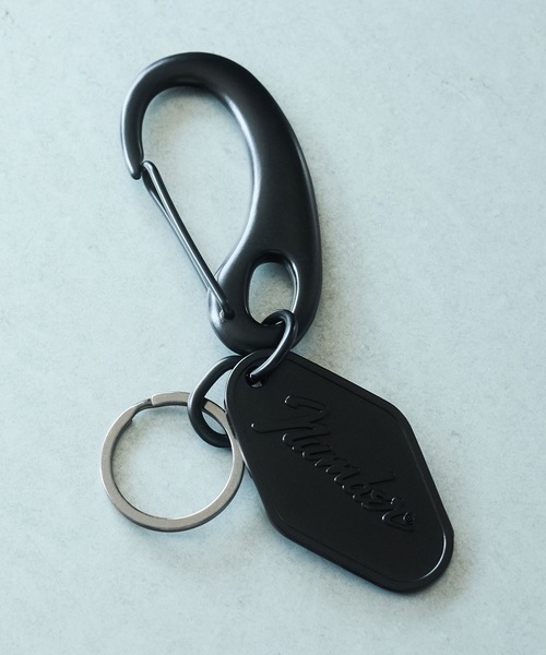 NUMBER (N)INE キーホルダー Number(9) LOGO PLATE KEY HOLDER