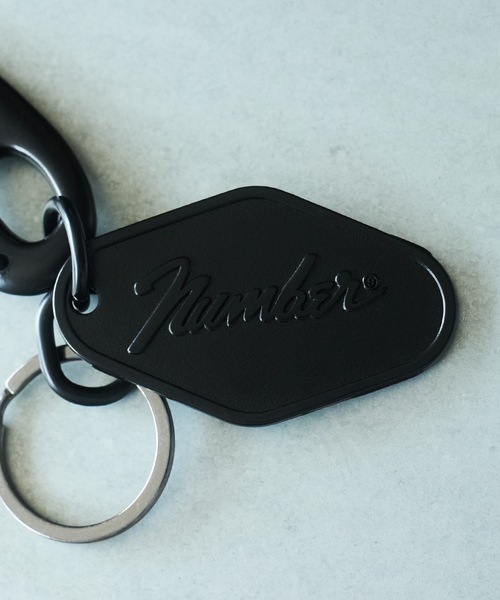 NUMBER (N)INE キーホルダー Number(9) LOGO PLATE KEY HOLDER