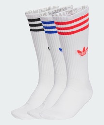 靴下 スリーストライプス ハイ クルーソックス 3足組 / 3S HIGH CR S 3P / アディダスオリジナルス adidas Original｜ZOZOTOWN Yahoo!店