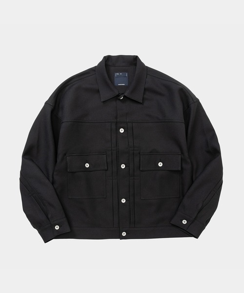 meanswhile（ミーンズワイル） コート ジャケット Pleated Sleeve