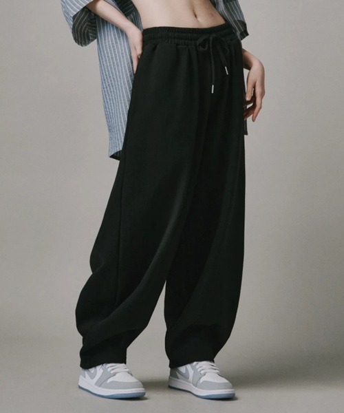 スウェットパンツ ジャージ 「Vini」ダブルジャージー バルーン