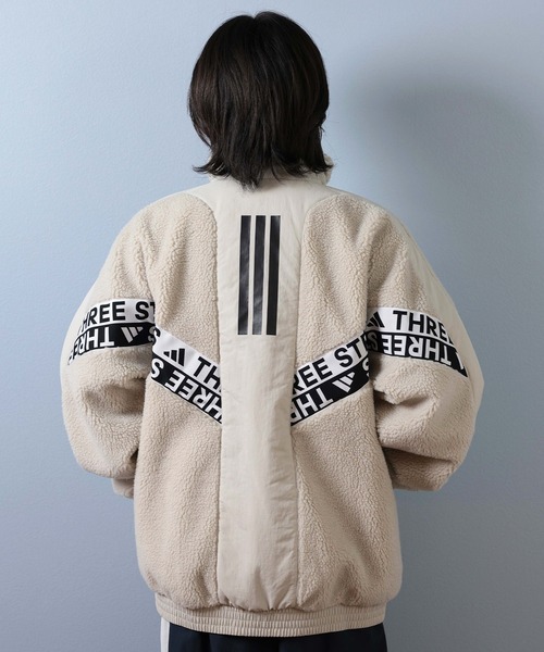 adidas（アディダス） ブルゾン アウター ボアジャケット ルーズ