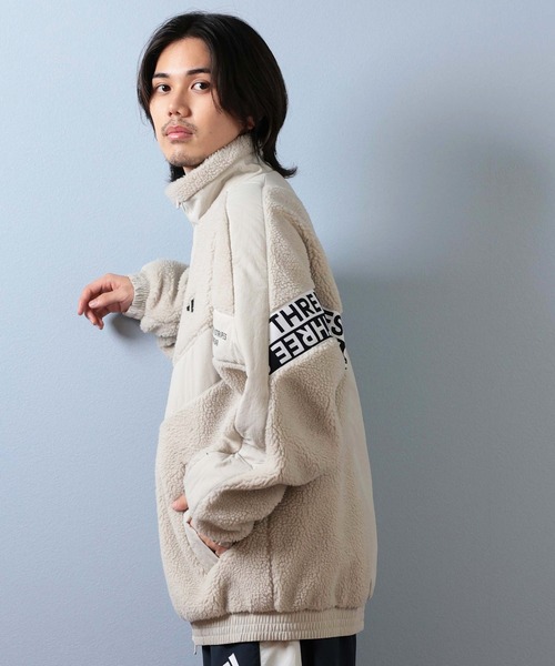 adidas（アディダス） ブルゾン アウター ボアジャケット ルーズ