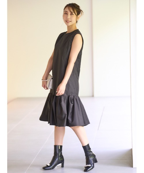 CELFORD 「CELFORD」 ノースリーブワンピース 38 グレー レディース