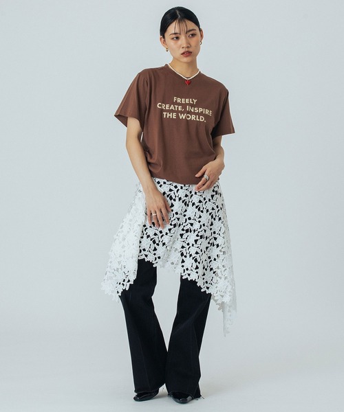 ROSE BUD tシャツ LOGO S/S TEE レディース : ZOZOTOWN Yahoo!店