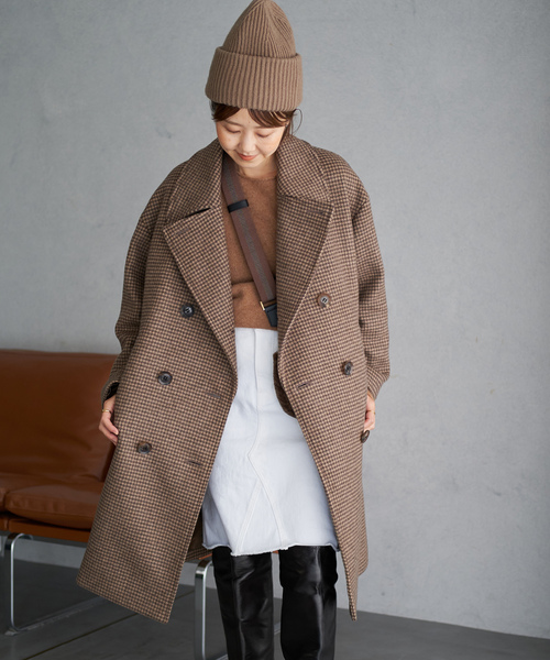 美品 plage プラージュ ノーカラーコート グレー 38 plage（プラージュ） ノーカラーコート コート HAMILTON Cardigan