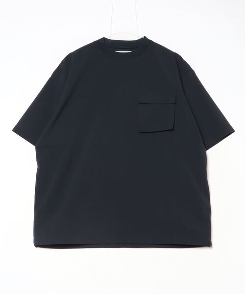 「SHIPS any」 半袖Tシャツ LARGE ネイビー メンズ