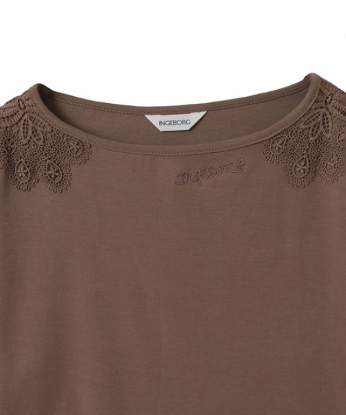 pinkhouse メロディハートレース使いカットソー