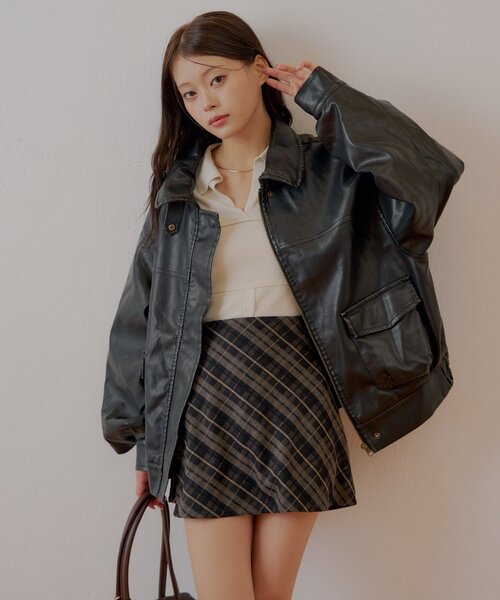✨美品✨MAX&Co. active　本革　ジャケットコート　襟 リアルファー sankyo shokai カシミヤ コート レディース カシミヤ100