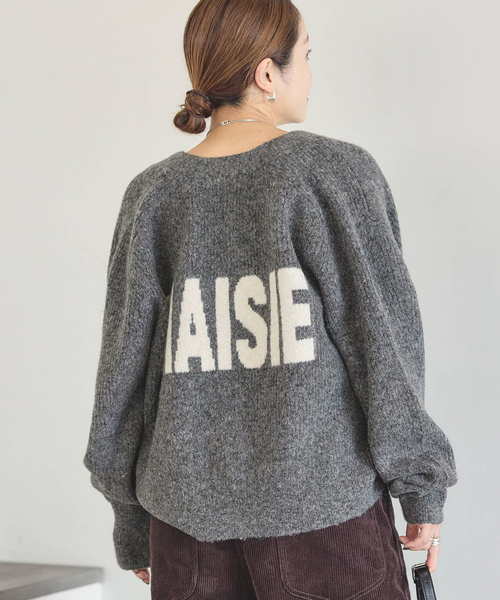 美品 ドルモア ショールカラーリブカーディガン アルパカ混 ロゴボタン ネイビー 美品 ドルモア ショールカラーリブカーディガン アルパカ混 ロゴボタン