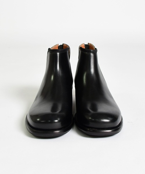 EARLE（アール） ブーツ 「EARLE」Back zip short boots メンズ