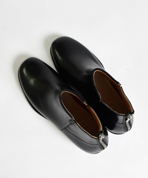 EARLE（アール） ブーツ 「EARLE」Back zip short boots メンズ