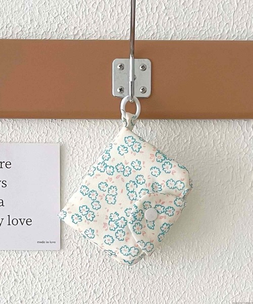 VIBGYOR ポーチ Liaa/うさぎ柄 リボン柄＆#160; 花柄 ポーチ カード