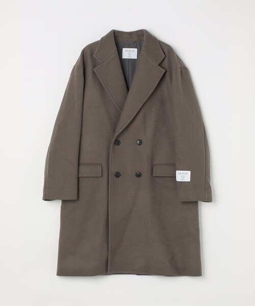 SHIPS any チェスターコート コート PURE WOOL MELTON ダブル 26AW