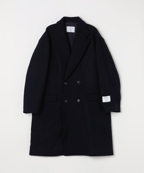SHIPS any チェスターコート コート PURE WOOL MELTON ダブル 26AW