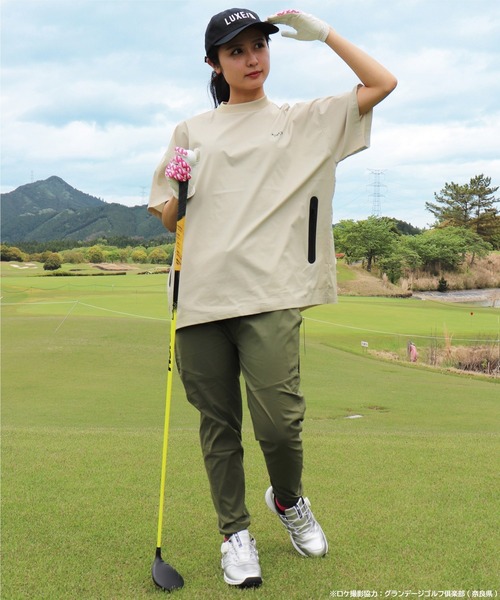 LUXE/R GOLF」 半袖Tシャツ X-LARGE ベージュ メンズ : ZOZOTOWN Yahoo
