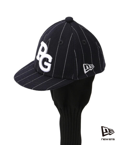 NEW ERA（ニューエラ） ゴルフ × PG」 ピンストライプ柄 フェアウェイ