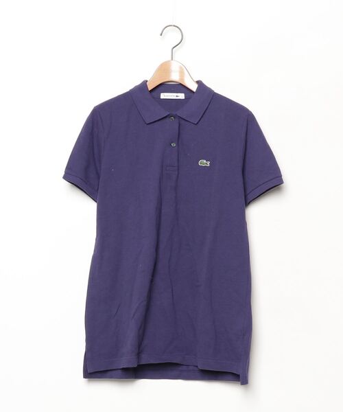 LACOSTE（ラコステ） 半袖ポロシャツ 38 パープル レディース 