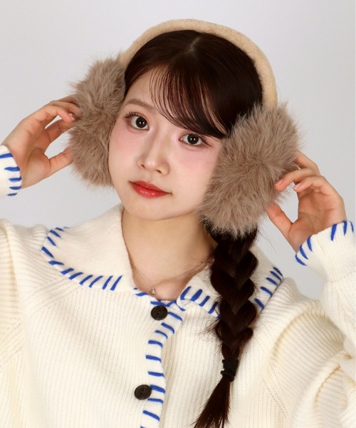 耳当て イヤーマフ 「 ammy. / エイミードット 」 フェイクファー