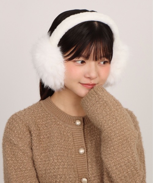 耳当て イヤーマフ 「 ammy. / エイミードット 」 フェイクファー