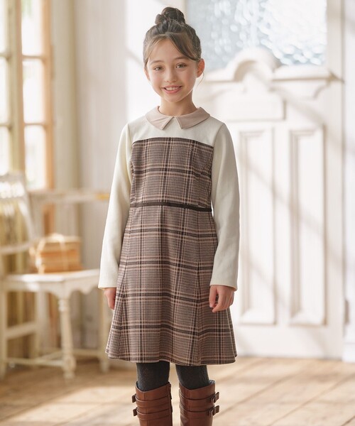 組曲（KUMIKYOKU） ワンピース 「110-140cm」レディチェック