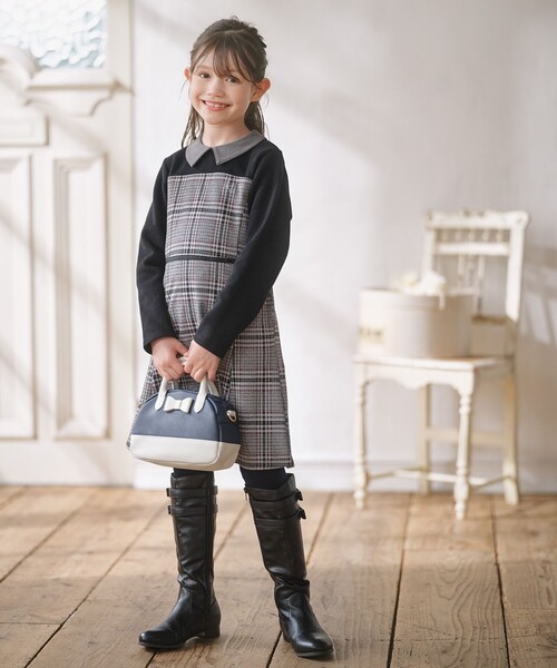 組曲（KUMIKYOKU） ワンピース 「110-140cm」レディチェック