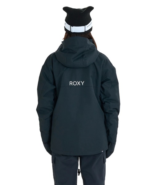 【期間限定セール】ROXY ロキシー　スノボウエア　M　黒　パーカー ROXY（ロキシー） マウンテンパーカー ウインドブレーカー ROXY SLOPE